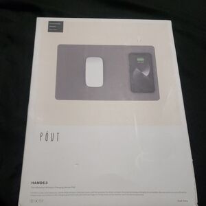 Pout Hands 3 Wireless Charging Mouse Pad Dust Gray